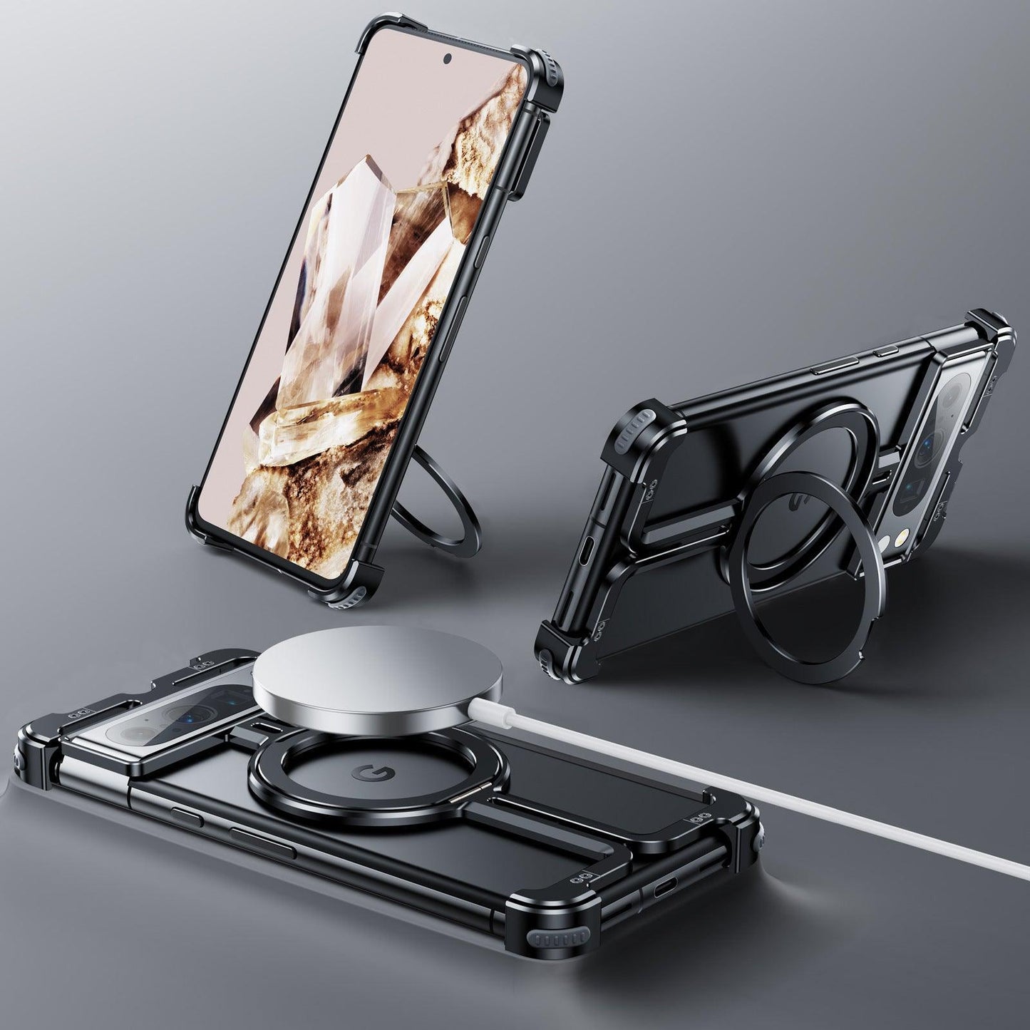 Pivot Guard Magnetic Ring Stand Case - SCS India