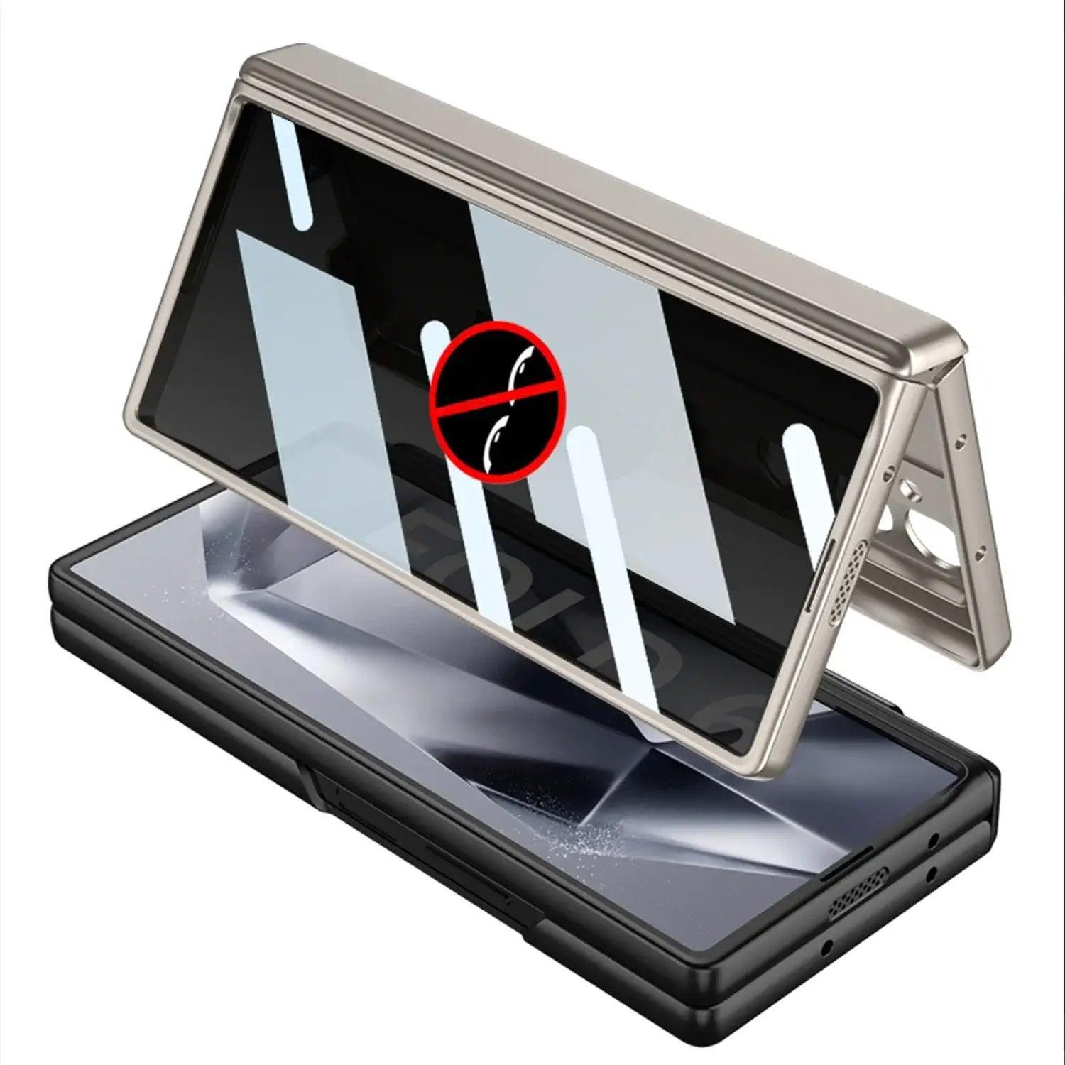 Galaxy Z Fold6 Ultimate Armor Privacy Screen Case [ Anti- Spy Glass] - SCS India
